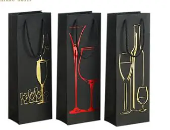 

High quality paper wine packing box with custom LOGO,free shipping