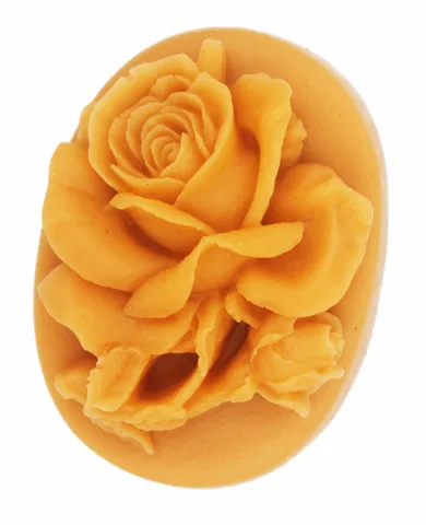 3D Роза с листом силиконовые формы для мыла DIY Hangmade ремесло 3d формы для мыла S552