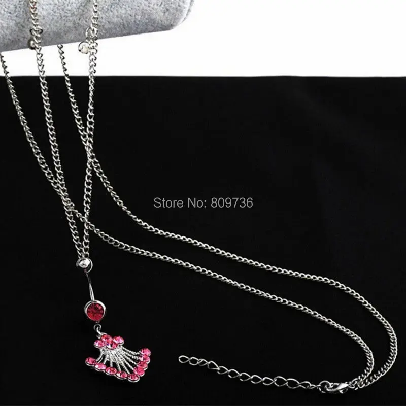 Цепочка для пирсинга пупка 90 см 3 цвета |