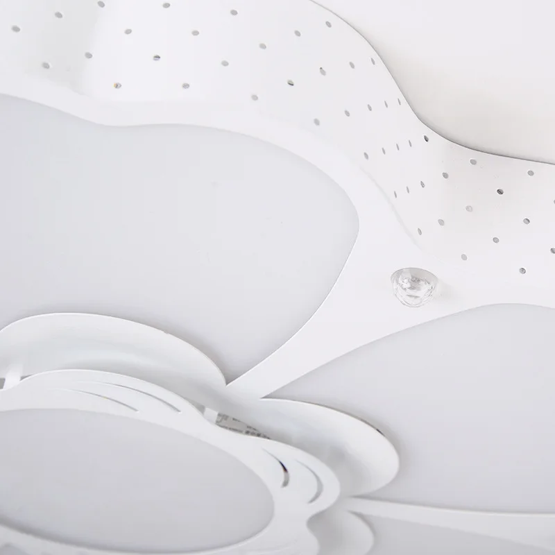 Новая ультратонкая потолочная лампа в форме кованого железа LED акриловая спальня