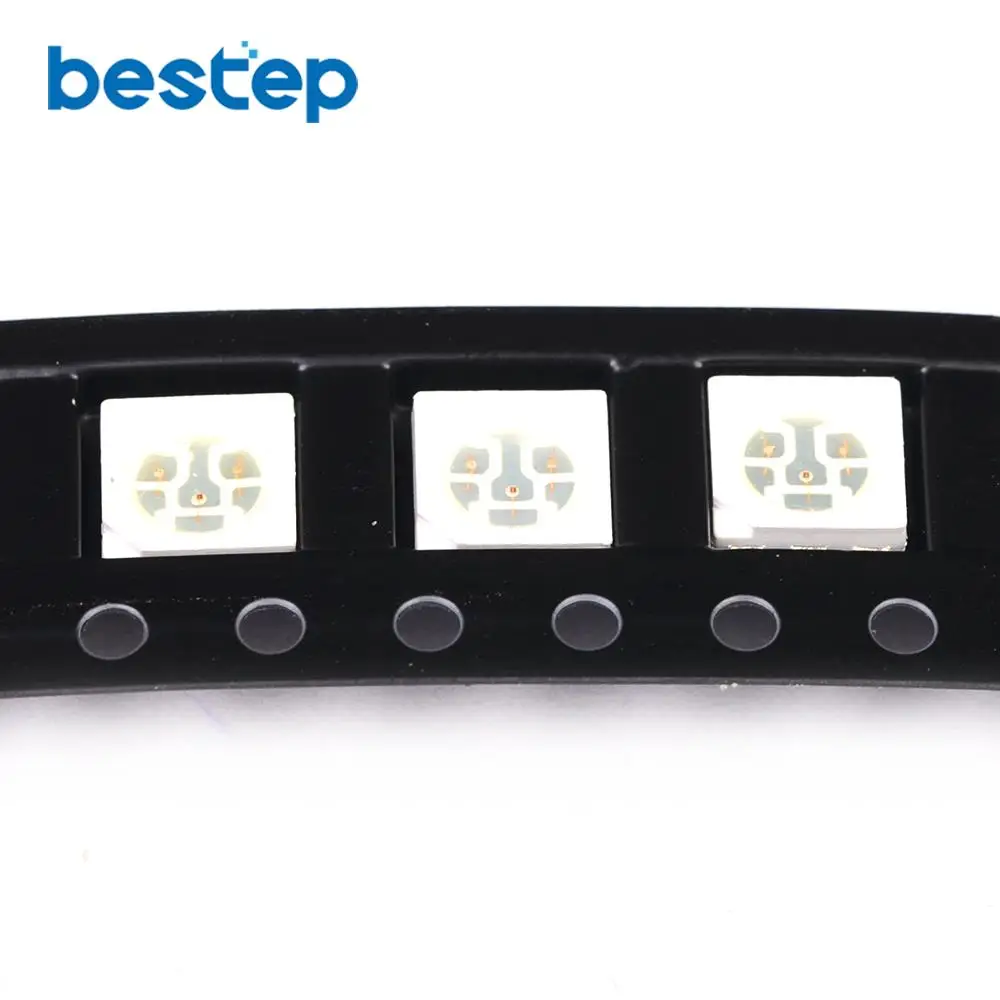 100 шт. 5050 SMD SMT СВЕТОДИОДНЫЙ ультра яркий RGB светильник Диодная лампа PLCC-6
