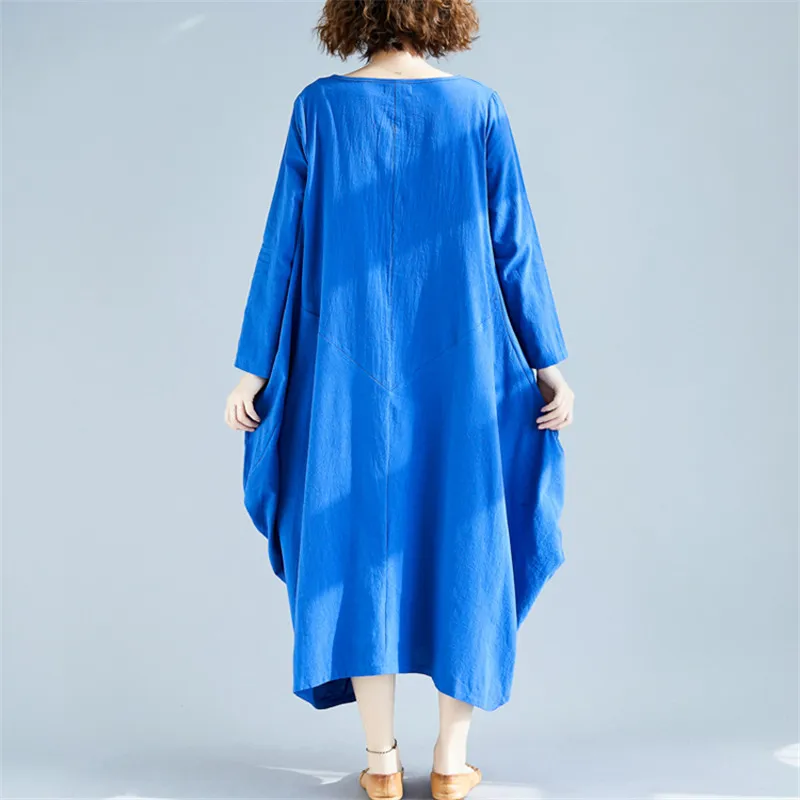 Большой размер женское платье 2019 Весенняя мода длинные рукава с топом новые