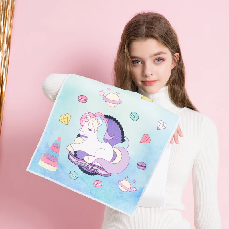 Полотенце для лица из бамбукового волокна Dream unicorn marca dragon's оригинальный дизайн