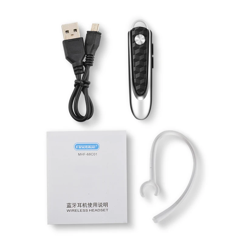 Fineblue HF68 бизнес Bluetooth Наушники V4.1 беспроводные наушники стерео музыка Hands-free