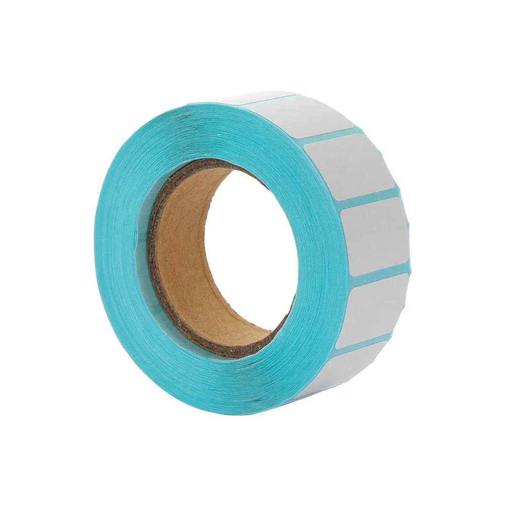 25x15mm 1000 шт./рулон белый клейкий Бумага Термальность клеящаяся бумага для этикеток цена супермаркета пустой прямая печать ярлыков Водонепроницаемый Стикеры s - Цвет: 25x15mm