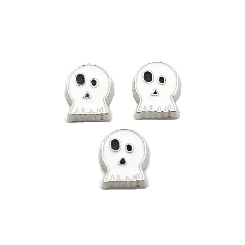 Новейшие 10 шт металлические эмалированные надгробные плавающие амулеты для DIY