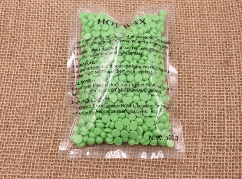 Горячая пленка для депиляции твердый воск бобы воска нет полосок необходимых