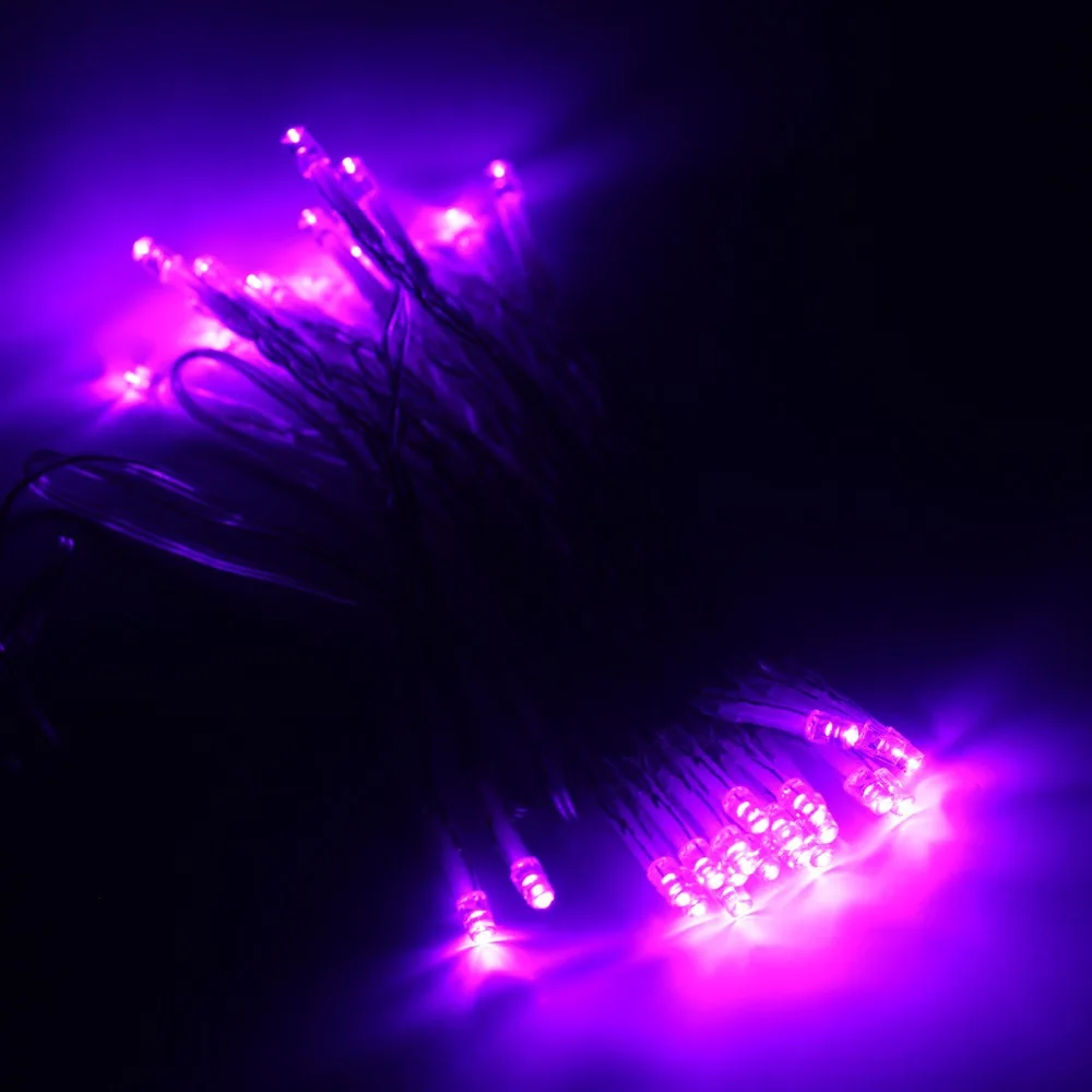 Battery Operated 10M 100 LEDs String Lights Fairy Party Wedding Christmas LED Strip Waterproof with Flash | Светодиодная