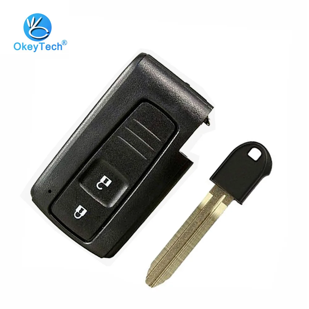 Чехол для автомобильного ключа OkeyTech с 2 кнопками чехол брелка вставной ключ TOY43