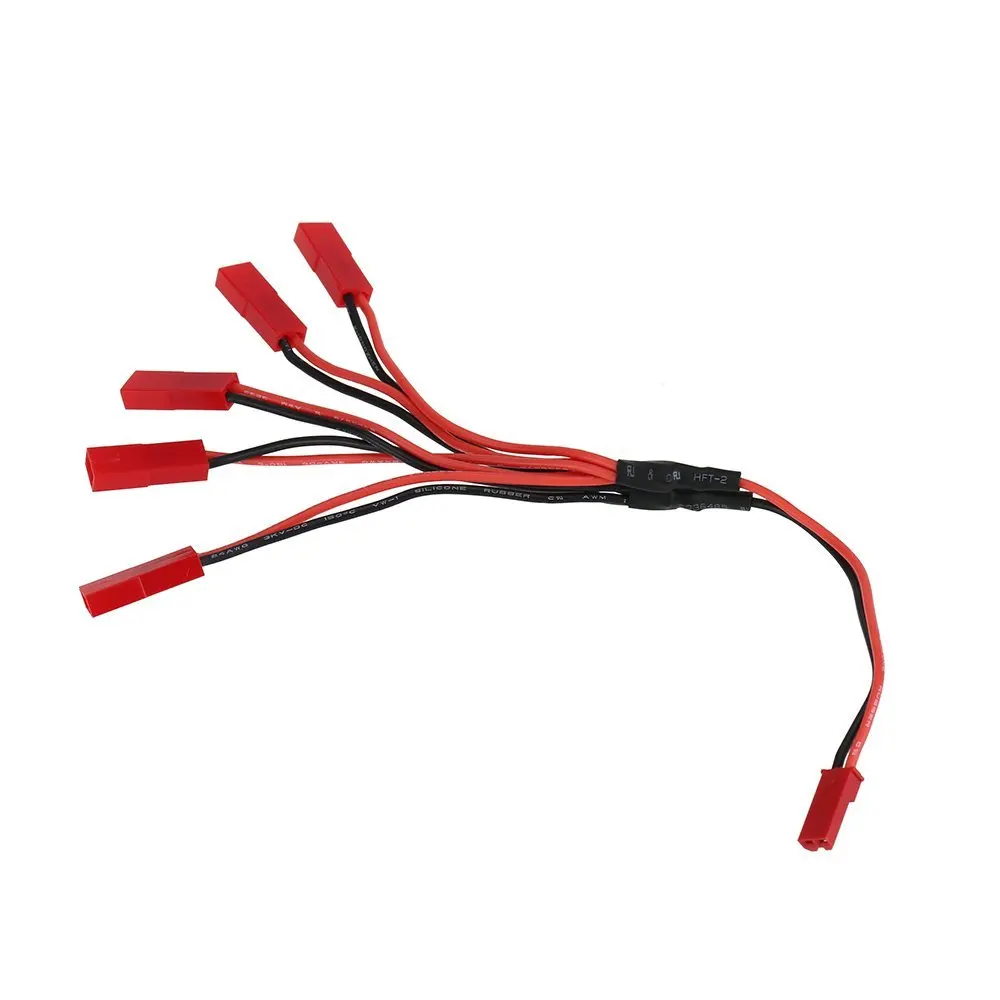 10 шт. * 5 в 1 разъем JST кабель для зарядки аккумулятора WLtoys V636 V686 JJRC H12C V686G U815A U818A