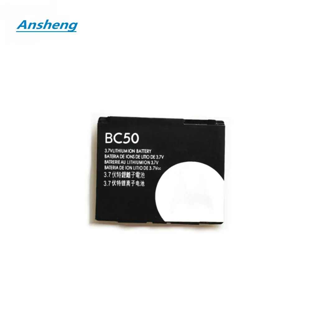 Аккумулятор Ansheng 700 мАч BC50 для Motorola Moto RIZR Z3 ROKR Z6m SLVR L2 L6 L7 KRZR K1 K2 R1 Z1 E8 C257 C261 E690 EM35
