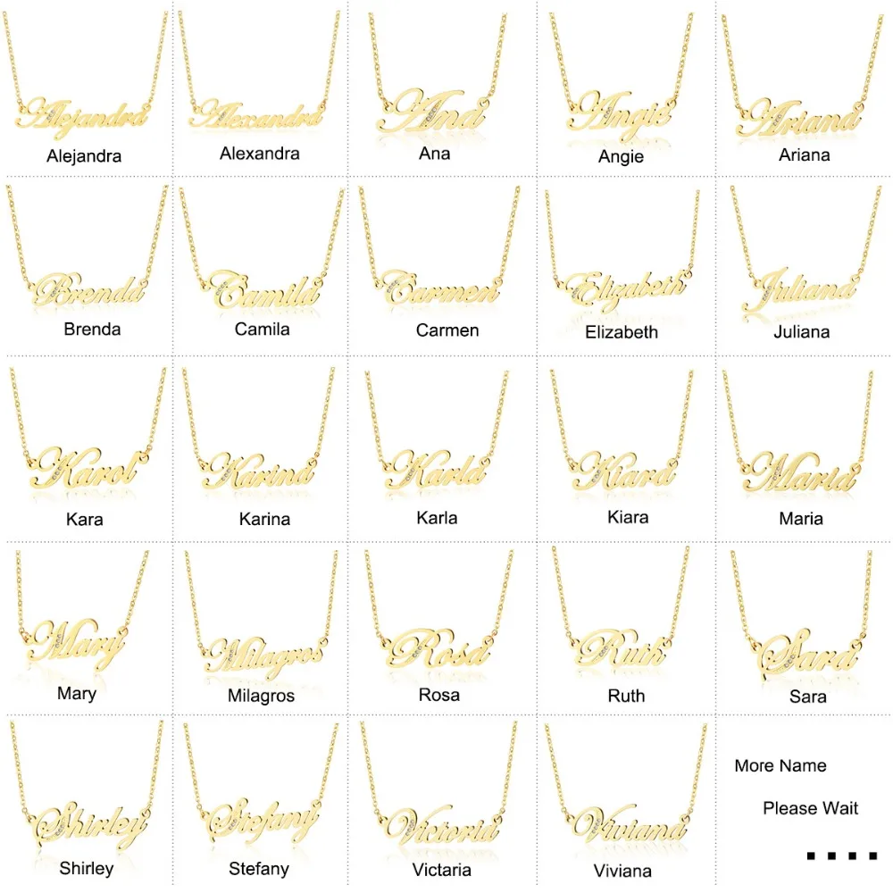 Романтическая табличка ожерелье и кулон для женщин девочек нержавеющая сталь