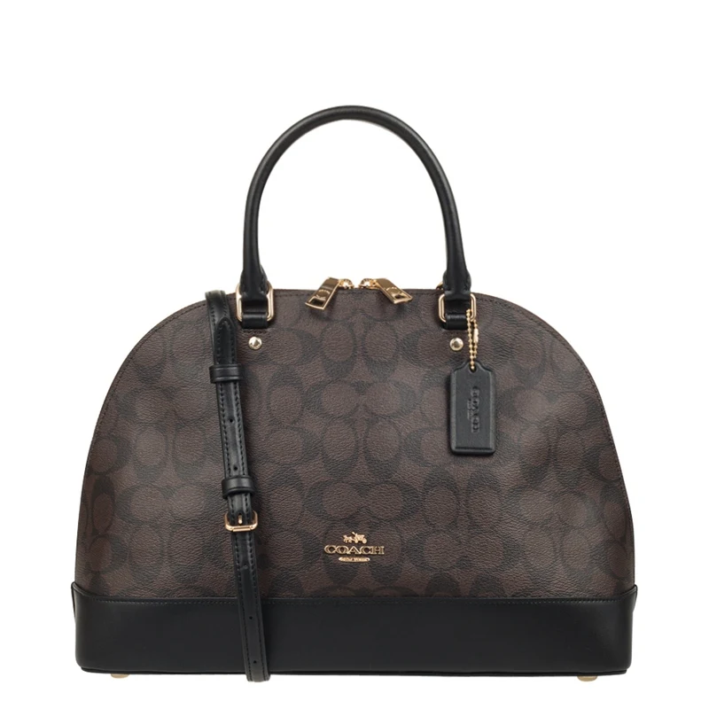Подлинная оригинальная и фирменная Новинка COACH Sierra Фирменная купольная сумка женская сумка кошелек сумка F27584