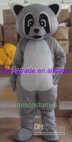 Горячая Распродажа 2017 костюм талисмана енота для взрослых карнавальный Нарядные