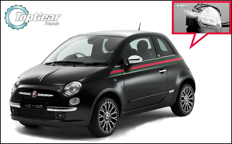 

Автомобильная камера для Fiat New 500 500C 500S Abarth 2007 ~ 2015, Высококачественная задняя камера заднего вида для Top Gear | CCD с RCA