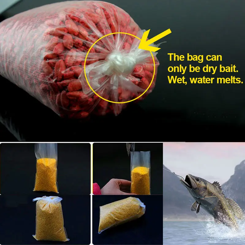 Новинка 20/40/60 шт рыболовные ПВА мешки кормушки Морской Карп грубая вода