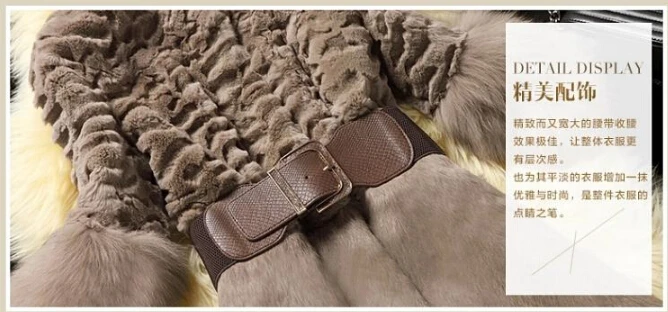 Кожа трава искусственного меха зиму кардиган пальто осень и зима 2015 мода новый