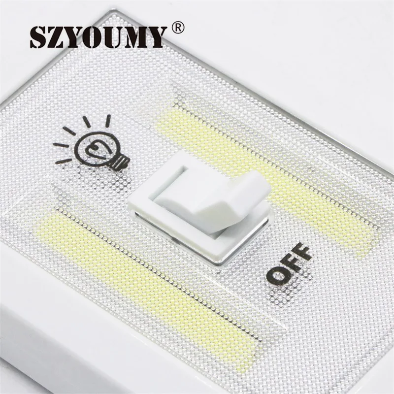 SZYOUMY COB Светодиодный настенный ночной Магнитный светильник для гаража шкафа