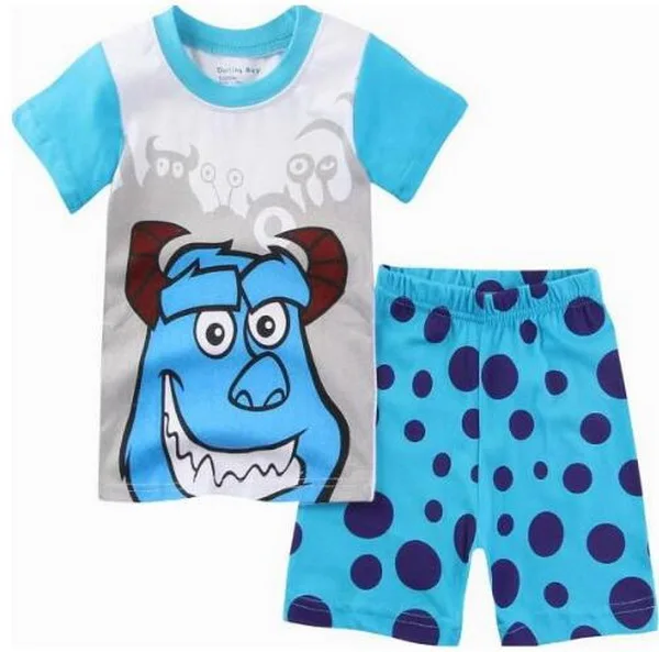 style 28 Новые детские пижамы с героями мультфильмов для маленьких мальчиков и девочек, детский пижамный комплект, Детская домашняя одежда с короткими рукавами, пижама, ночная рубашка, duan135 - Цвет: style 28