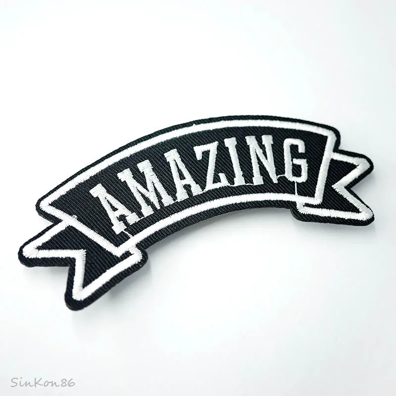 AMAZING 10.5x3.5cm DIY Badge Patches Clothing Cartoon Patch Fabric Sewing Embroidered Applique for Jacket Jeans Badges | Дом и сад