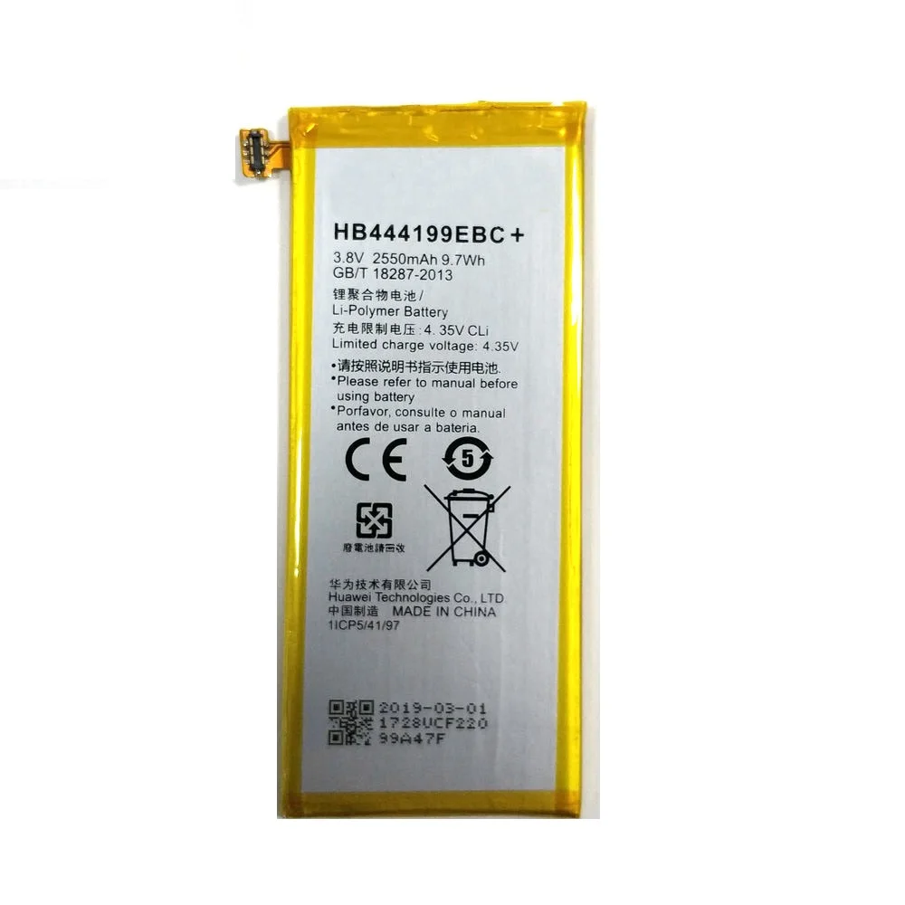 Новый Сменный аккумулятор HB444199EBC + 2550 мАч для телефона Huawei Honor 4C C8818 | Мобильные