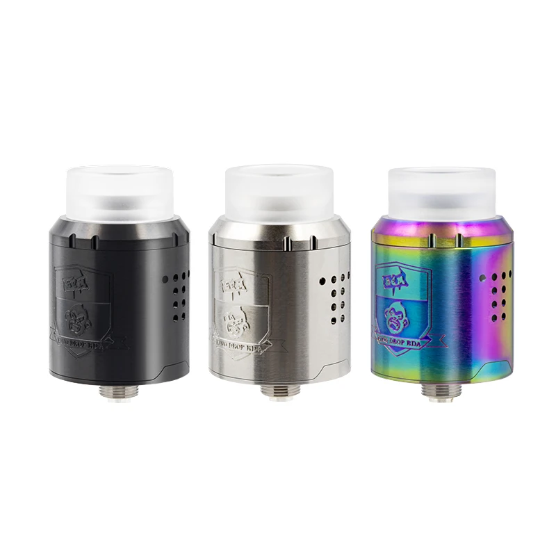 Coil Father King Drop RDA Atomizer Tank 24mm Diameter with 810 Drip Tips For Vape Box Mod Electronic Cigarette Hookah | Электроника