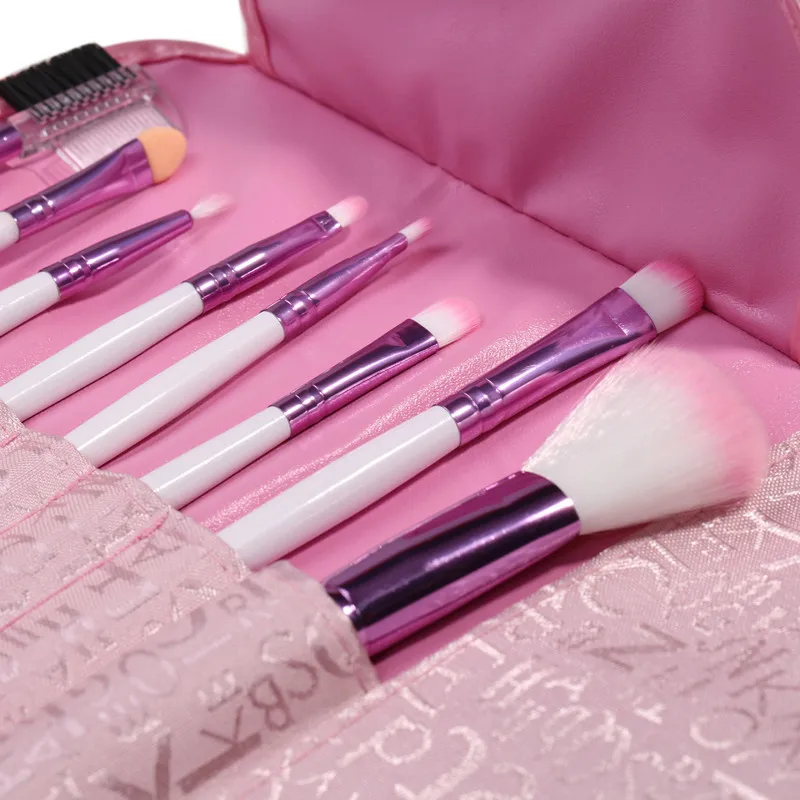 8 шт./компл. горячей профессиональной мягкой косметической Макияж Кисти Набор