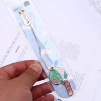 metalen bookmarks for books stationery teacher gift novelty cute metal bookmark cartoon book markers school office stationery