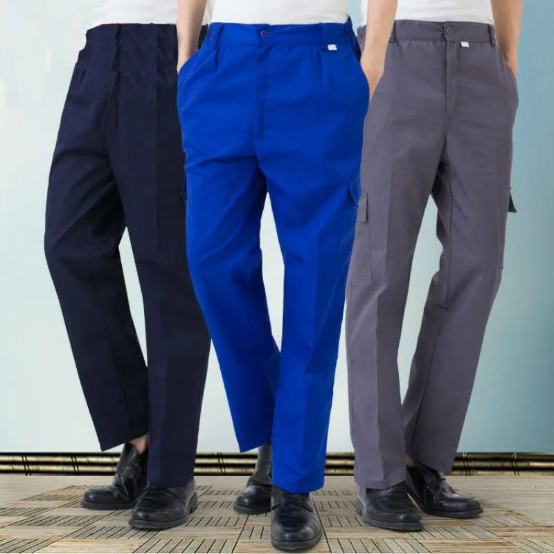 

Рабочие брюки для мужчин, авторемонт, страхование труда, Сварочная фабрика, рабочая одежда, брюки, хлопковая защитная одежда, брюки, одежда DYF030