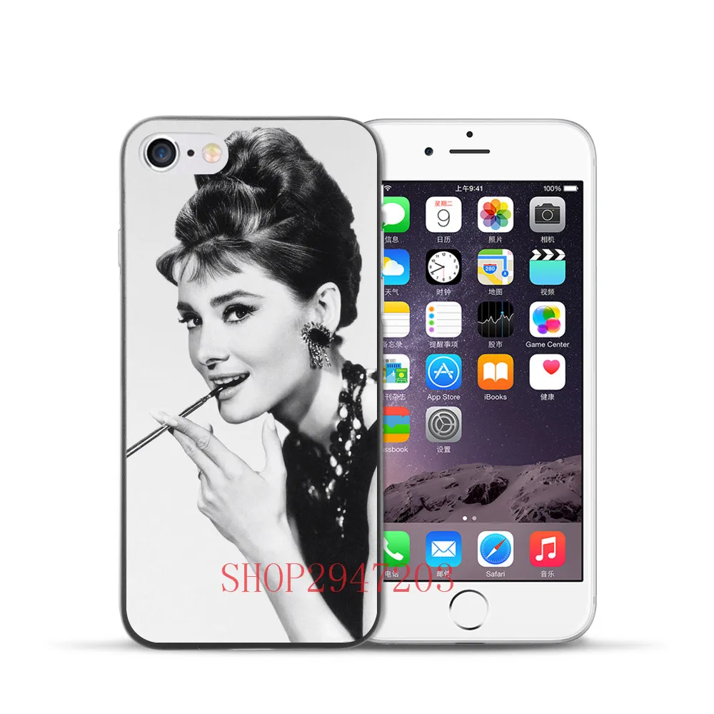 Модный милый Жесткий Мягкий чехол из ТПУ с Монро для девочек Apple iPhone 5 5S SE 6 6S 6PLUS 7PLUS
