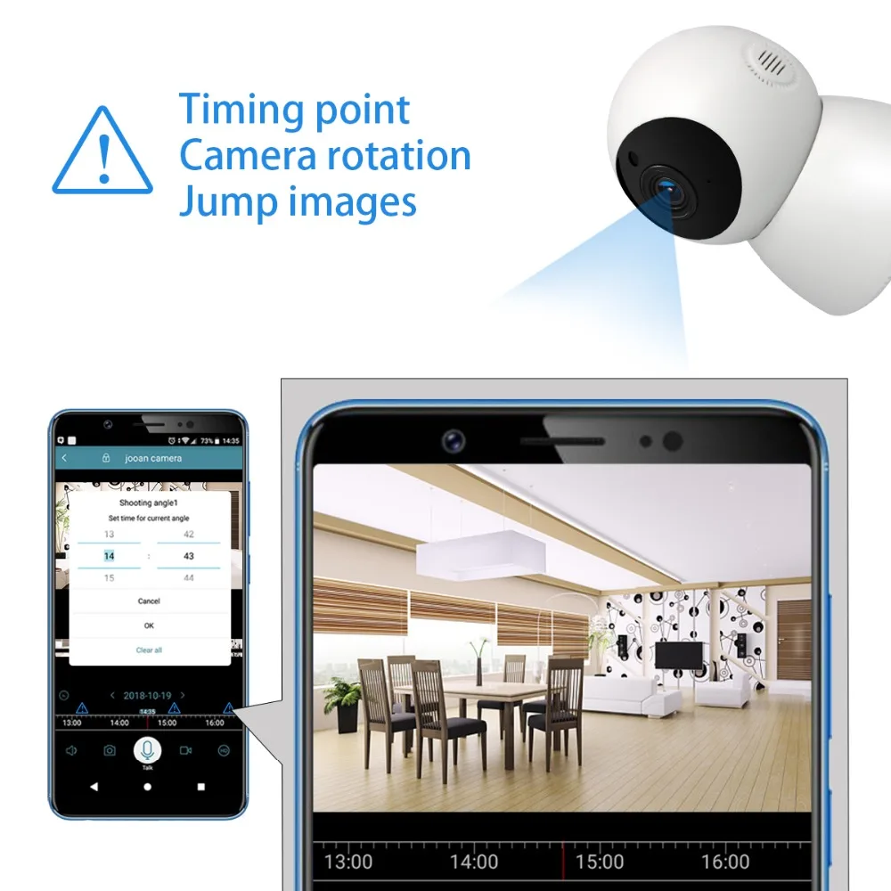 JOOAN Wireless IP Camera1080P HD smart WiFi Home Security Night Vision Video Surveillance CCTV Camera Baby Monitor | Безопасность и