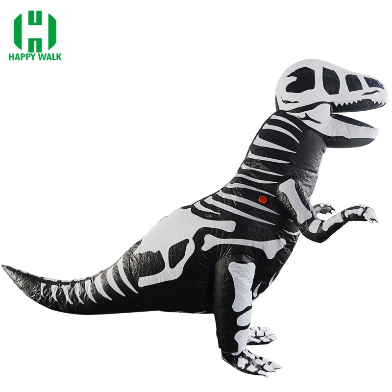 Праздничный карнавальный костюм динозавра надувной T-Rex забавные вечерние платья