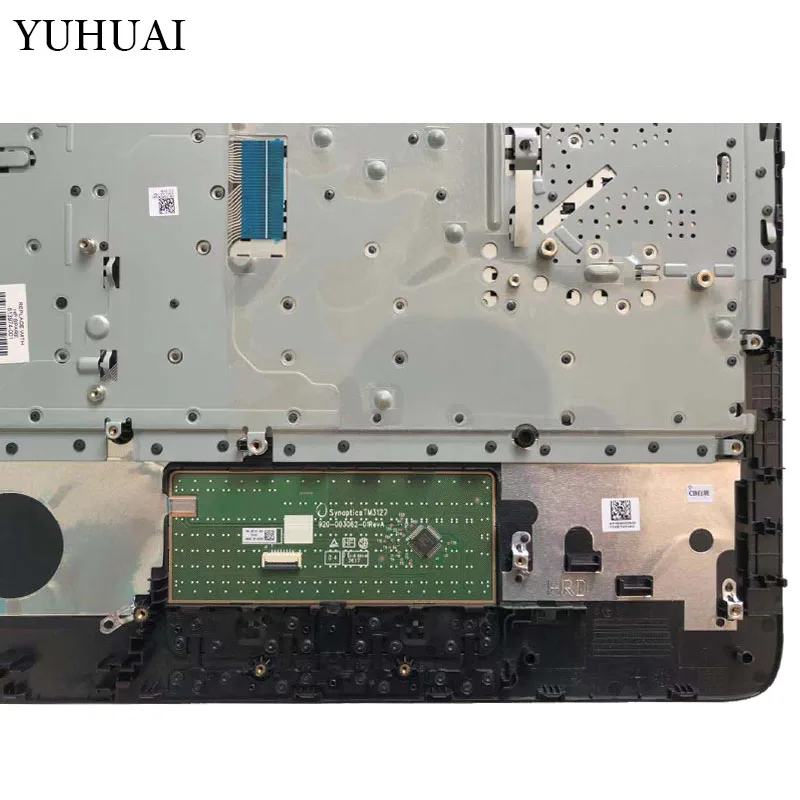 Клавиатура US для ноутбука HP 250 G4 15-AC 15-AC000 15-AF 15-AF000 813974-001 7H17A0 с черной подставкой рук