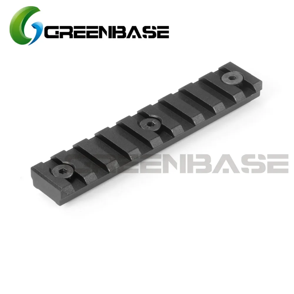 

Направляющая Greeenbase Keymod, 9 слотов, цевье, 95 мм, направляющая для NSR 20 мм, алюминиевая