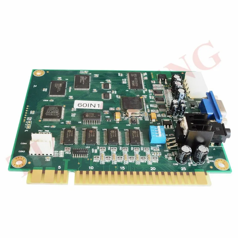 60 в 1 классическая Pac Man PCB JAMMA, разные игры Pcb для аркадной игровой машины/вертикальный коктейль-машина