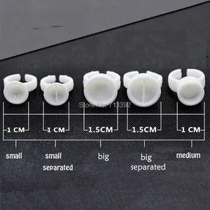100 шт Пластиковые перманентные крышки чернил для макияжа, кольца для бровей, ресниц, инструмент для макияжа, аксессуары для тату