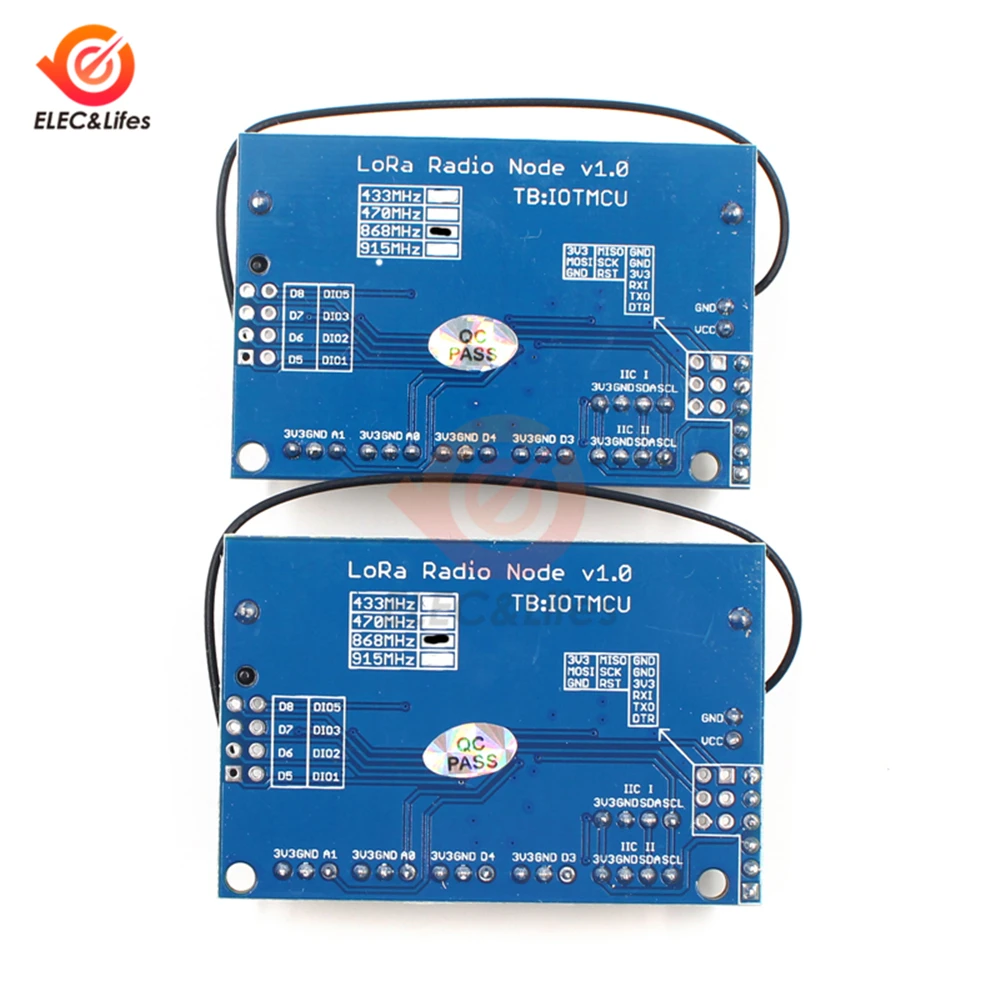Радио узел LoRa RFM95 SX1276 868 МГц V1.0 IOT Lora модуль радиоприемника IPEX антенна для Arduino