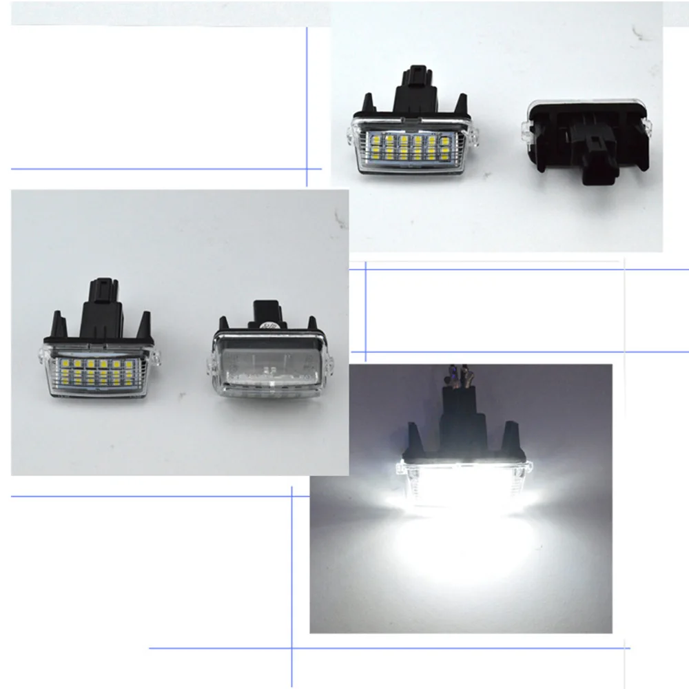 2 шт./компл. 18LED яркий белый номерной знак свет лампы для Toyota Camry 2012-16 EZ VIOS 14-16