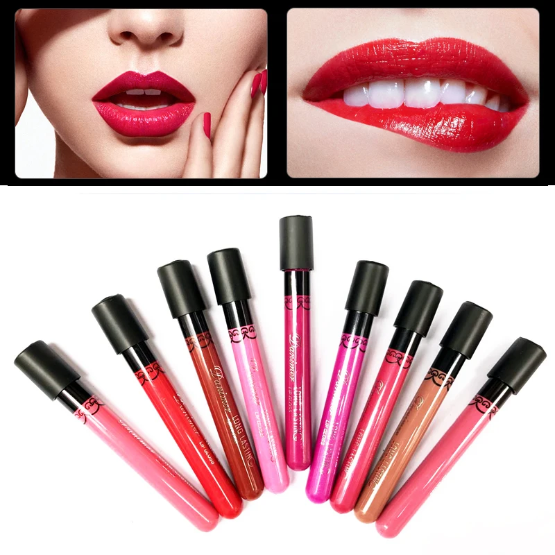 Новая матовая Фирменная помада, макияж Labiales 38 цветов Maquiagem длинный прочный batom водонепроницаемый Maquillaje Velet Pintalabios lip123
