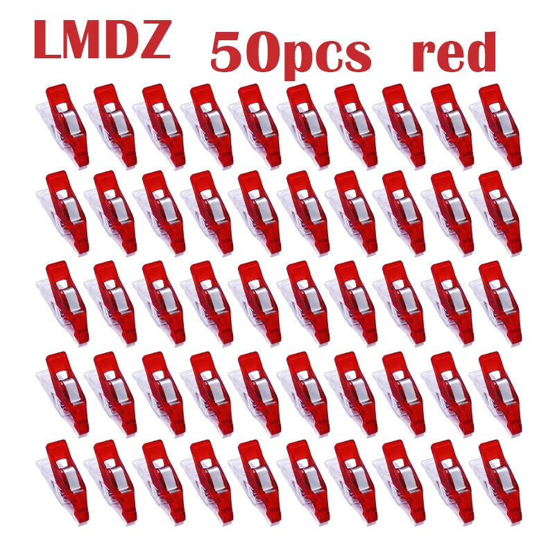 Мини зажимы для шитья LMDZ 50 шт. блинов многофункциональные Разноцветные