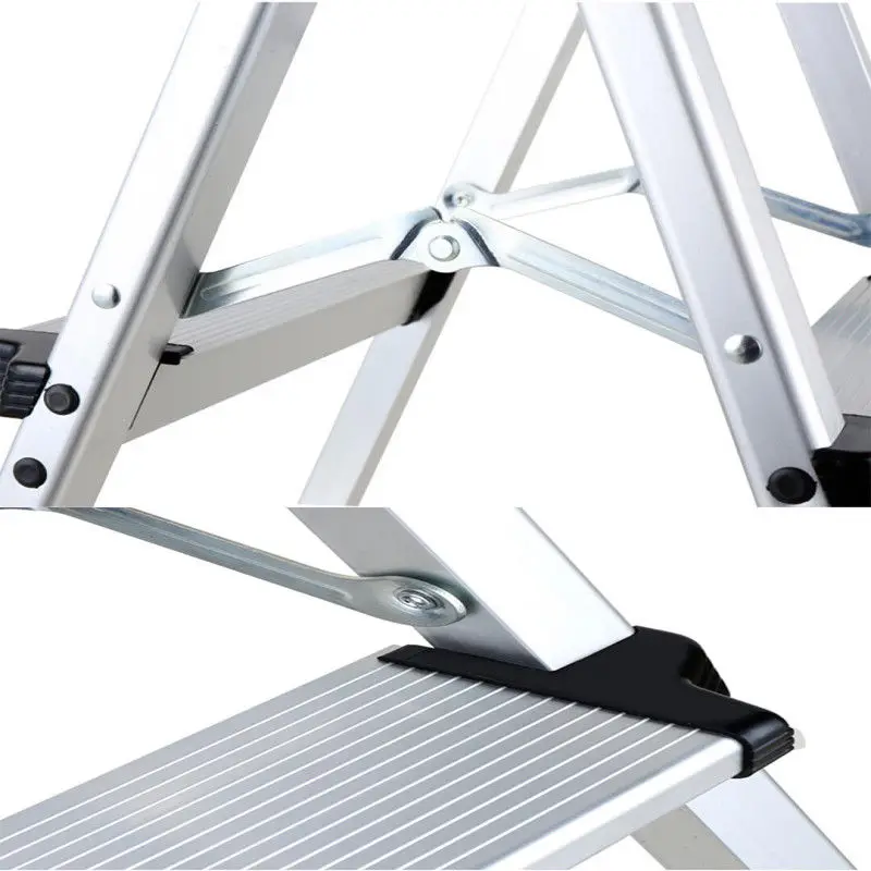 (Доставка из ЕС) алюминиевая лестница Складная Бытовая Стремянка 150 кг 3