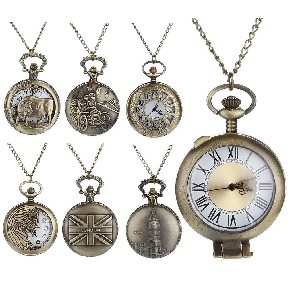 2019 винтажные часы с персонализированным рисунком в стиле стимпанк кварцевые