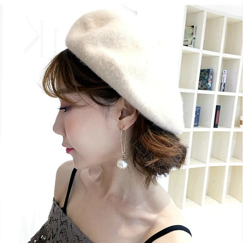 Женские длинные серьги простые с имитацией жемчуга | Украшения и аксессуары