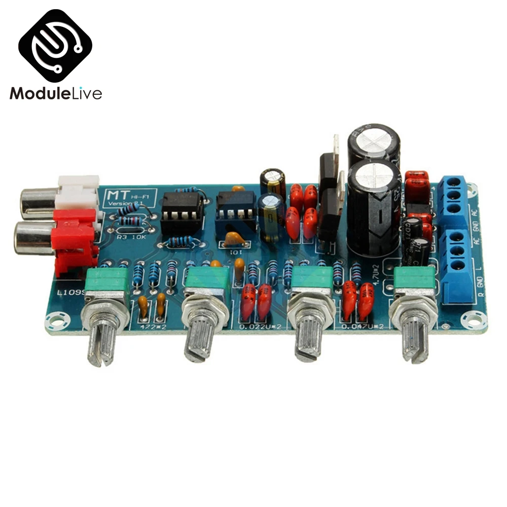 1 шт. NE5532 OP-AMP HIFI усилитель предусилитель громкости тон эквалайзер плата управления DIY наборы
