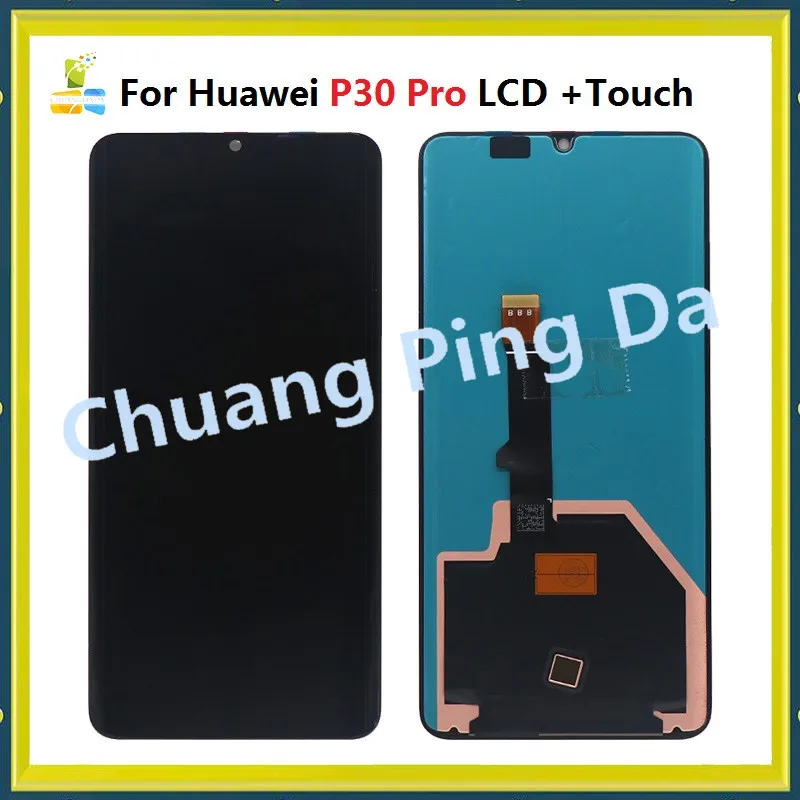 Для huawei P30 Pro ЖК-дисплей Дисплей Сенсорный экран Digitizer Ассамблеи Замена P30Pro ЖК-дисплей VOG-L04 VOG-L09 VOG-L29 VOG-TL00