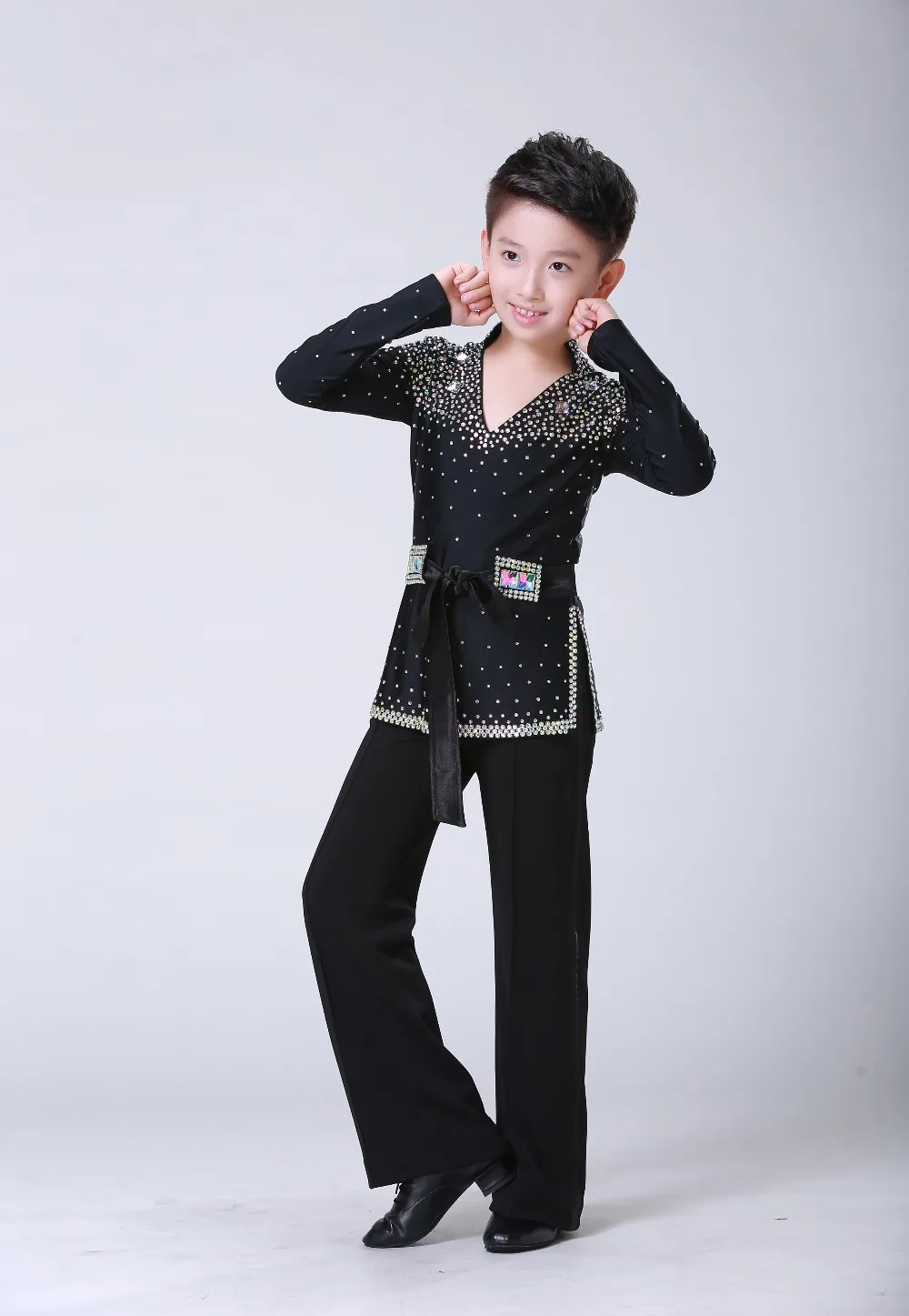 Новый костюм для латиноамериканской бальной комнаты мальчиков детский