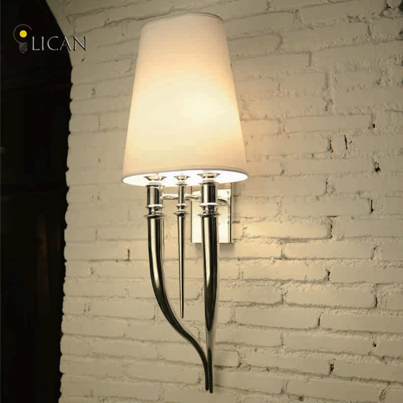 Vintag living room bedroom bedside aisle creative LICAN iron wall Sconce lights Vintage wall fixture Luces Lampara de pared