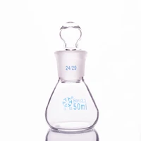conical flask with standard ground in glass stoppercapacity 50mljoint 2429erlenmeyer flask with standard ground mouth