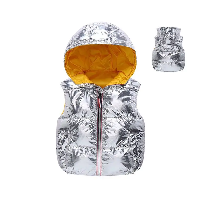Новый детский жилет детская верхняя одежда зимние пальто теплый хлопковый с