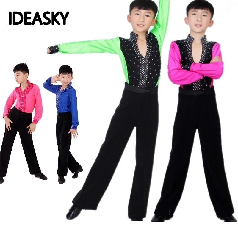 Рубашки для латинских танцев мужская рубашка танго бальных ragazzo мужские белые